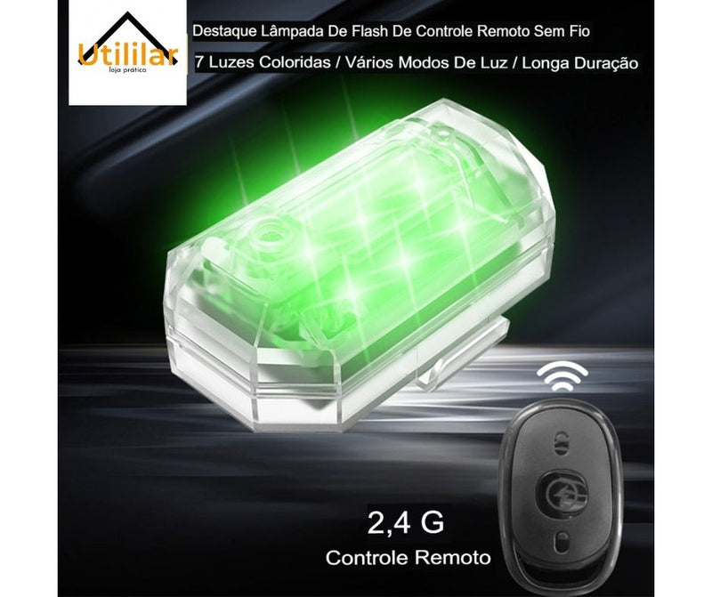 Luminix 3.0 - Lâmpada Flash Led Controle Remoto Sem Fio