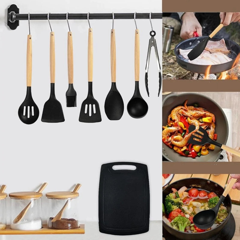 Kit de Cozinha 19 Peças em Silicone Premium - OFERTA IMPÉRDIVEL