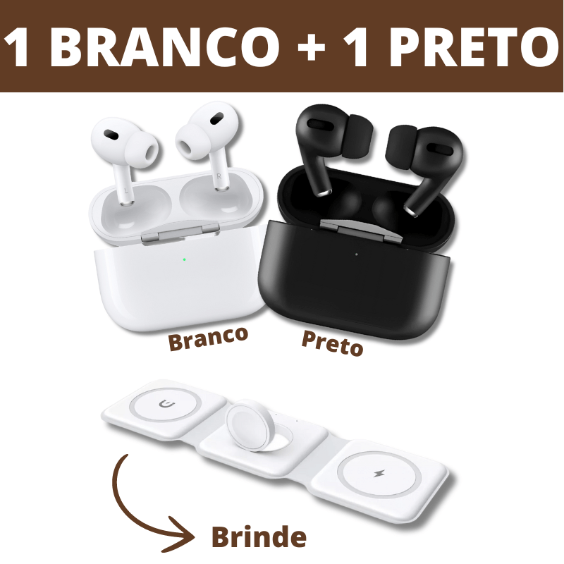 Fones de ouvido AirPhone PRO para Android e iPhone com BRINDE + FRETE GRÁTIS