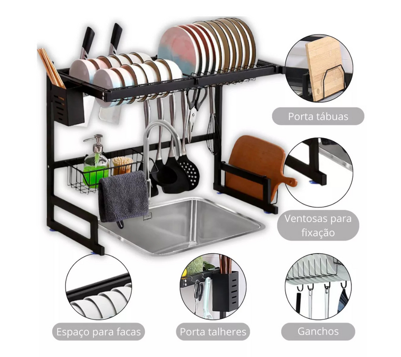 Escorredor & Organizador de Louças + BRINDE