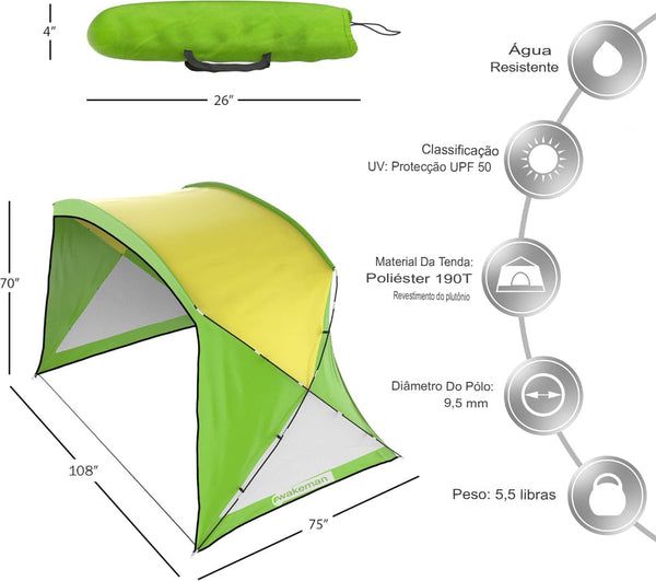 [QUEIMA E ESTOQUE] Tenda Solar Fresh + Brinde Exclusivo