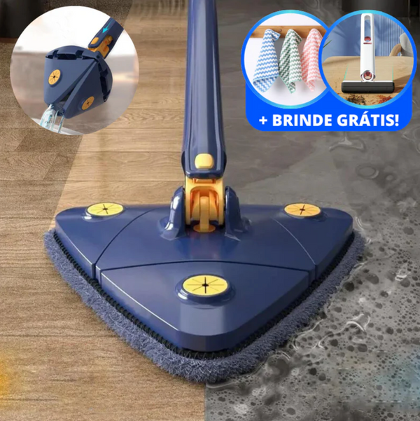 Mop de Limpeza Giratório 360° - AdvancedClean + Brindes Exclusivos