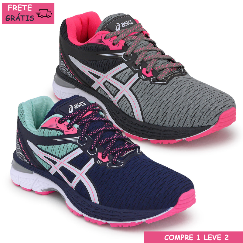 Oferta 2 Pares Asics Revelation Feminino + Frete Grátis