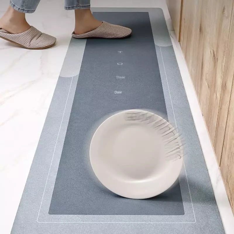 Tapete para Cozinha Antiderrapante Absorvente Premium Smart Housi