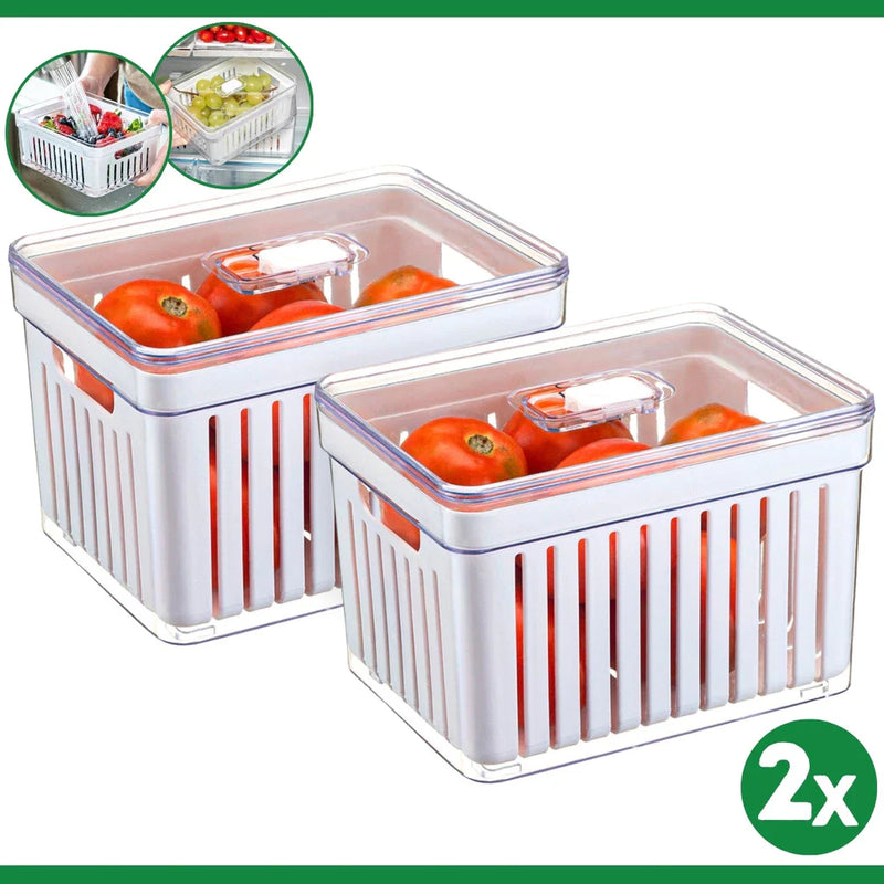 Smart Fresh - Kit Organizador de Geladeira - COMPRE 2 LEVE 4